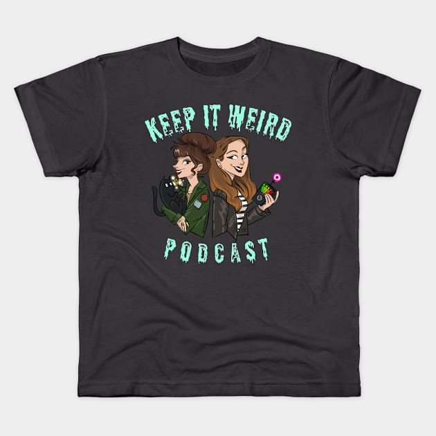 The Weirdos (Teal) Kids T-Shirt by Keep It Weird